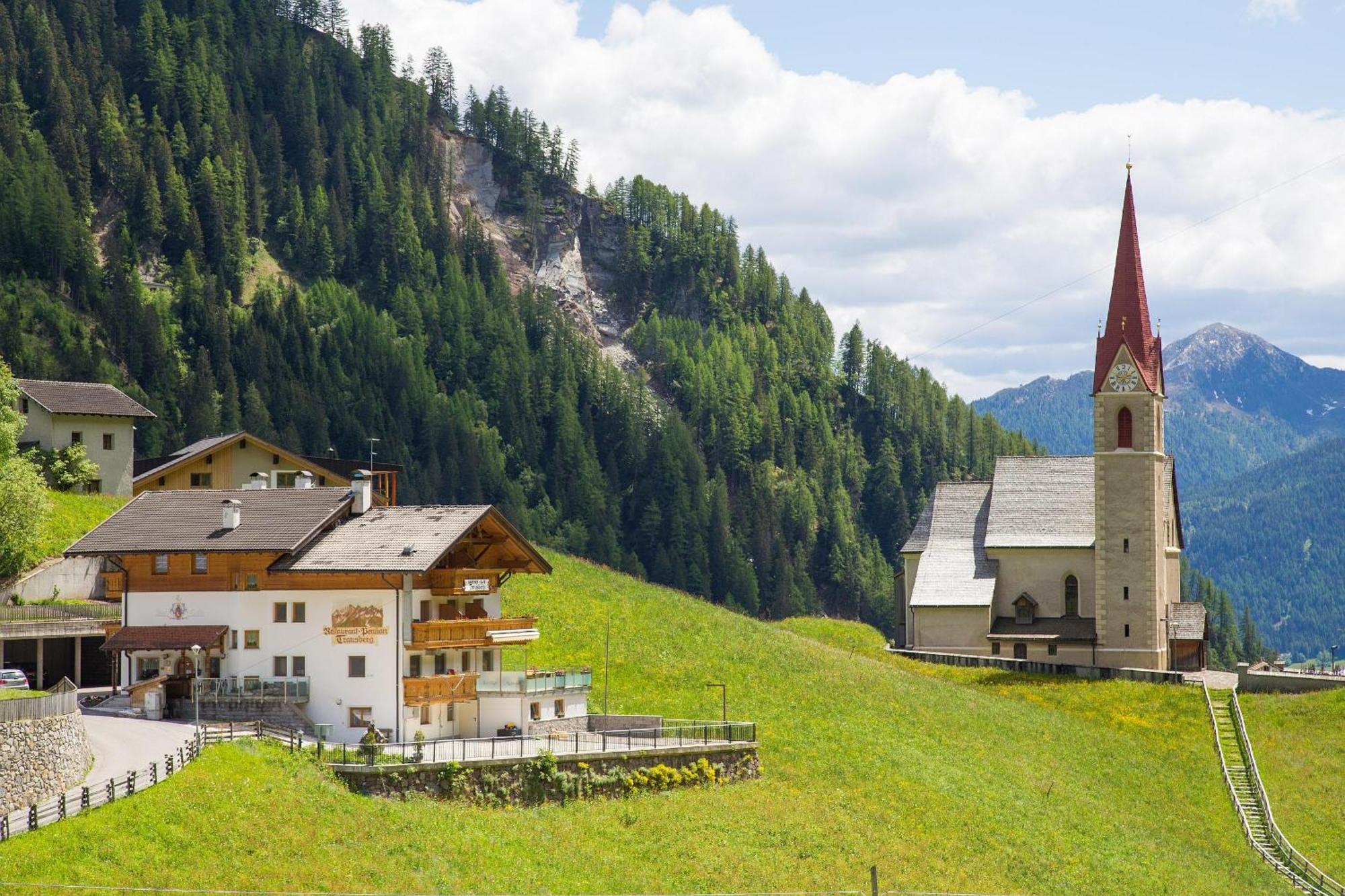 Gasthof Trausberg Corvara in Passiria Exteriör bild